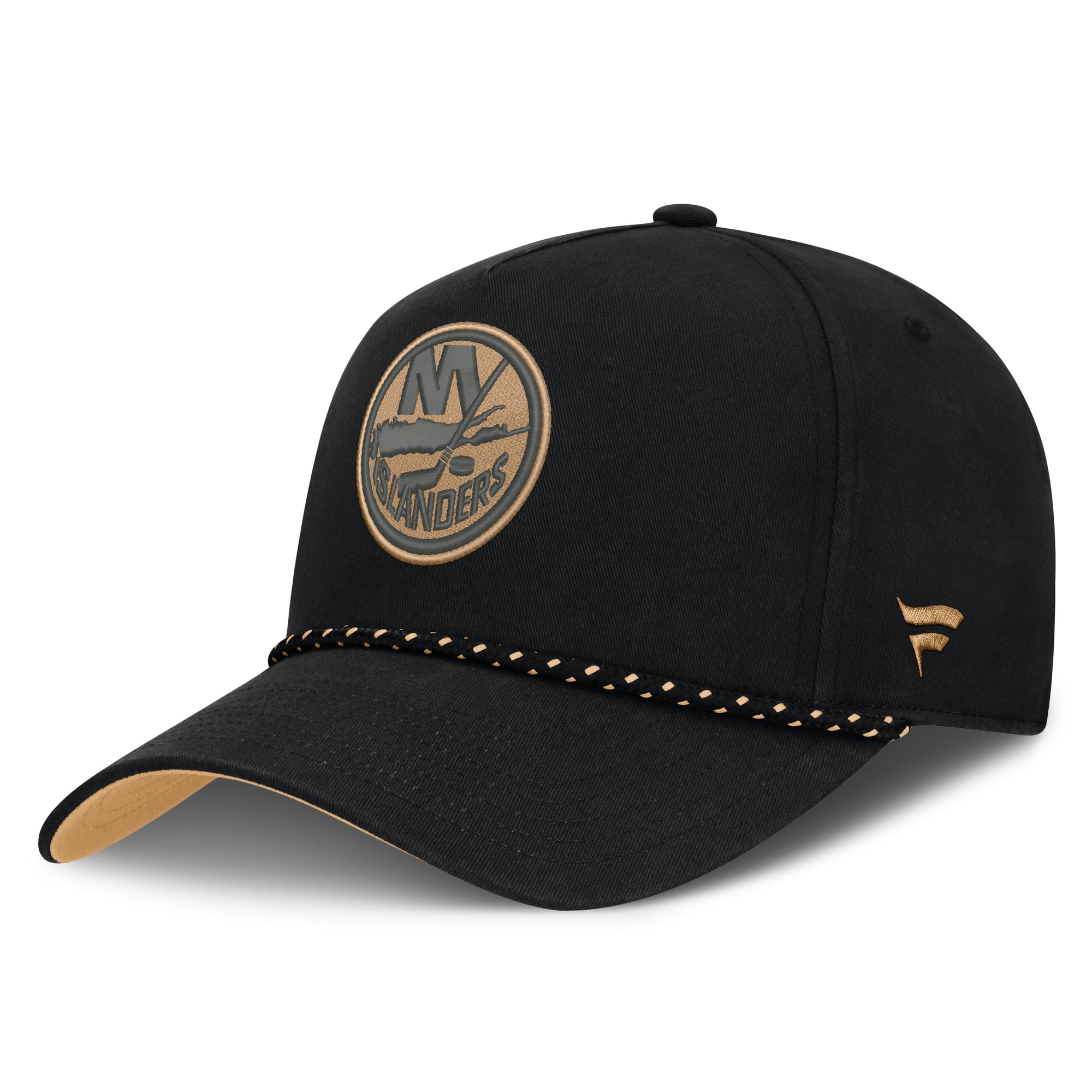 Men's Fanatics  Black New York Islanders Military Appreciation Authentic Pro A-Frame Adjustable Hat